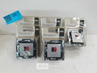 5 x niko inbouw stopcontact luidspreker sterling - afbeelding 2 van  3