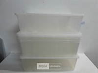 5 x opbergdoos met deksel 54x37x16 cm - afbeelding 1 van  3