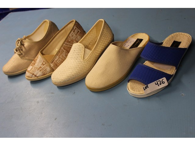 5 x paar damespantoffels maat 37 - afbeelding 1 van  1