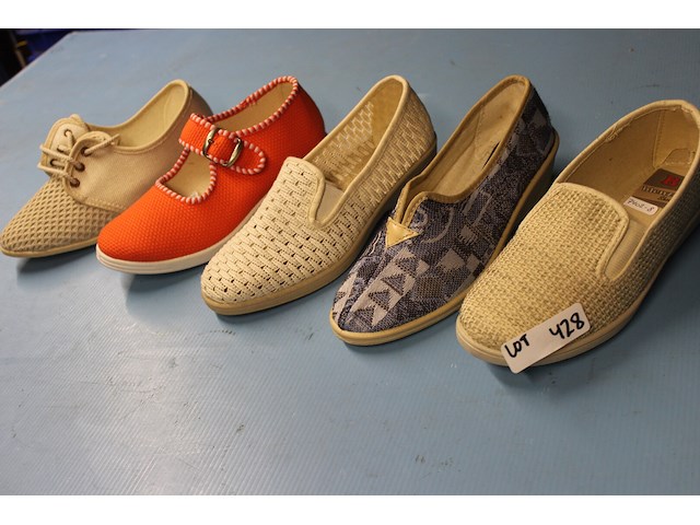 5 x paar damespantoffels maat 37 - afbeelding 1 van  1