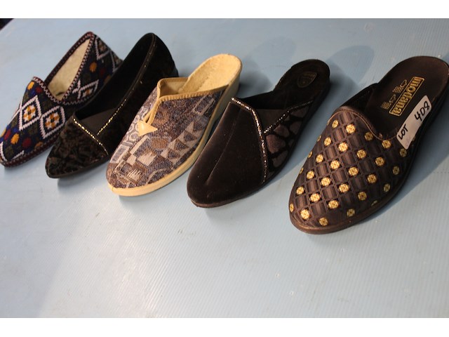 5 x paar damespantoffels maat 38 - afbeelding 1 van  1