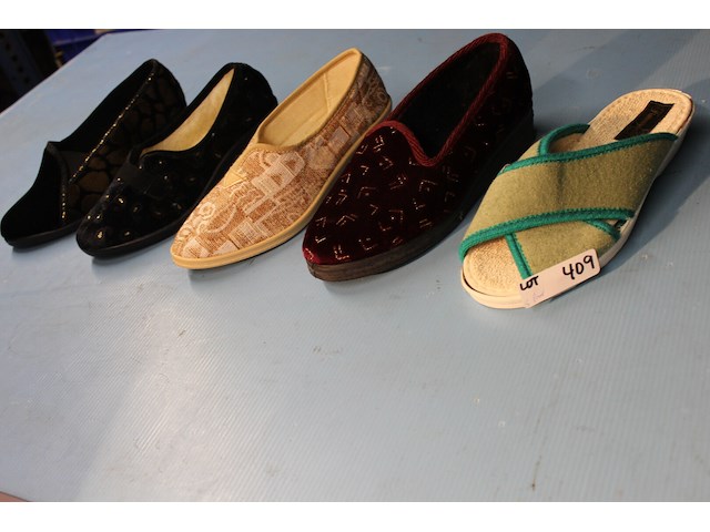 5 x paar damespantoffels maat 38 - afbeelding 1 van  1