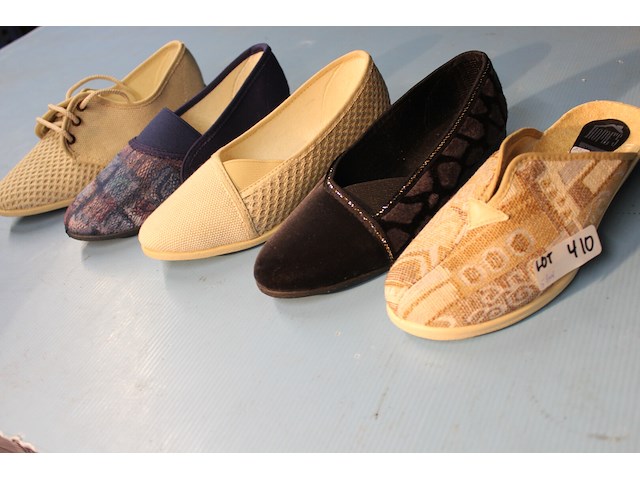 5 x paar damespantoffels maat 38 - afbeelding 1 van  1