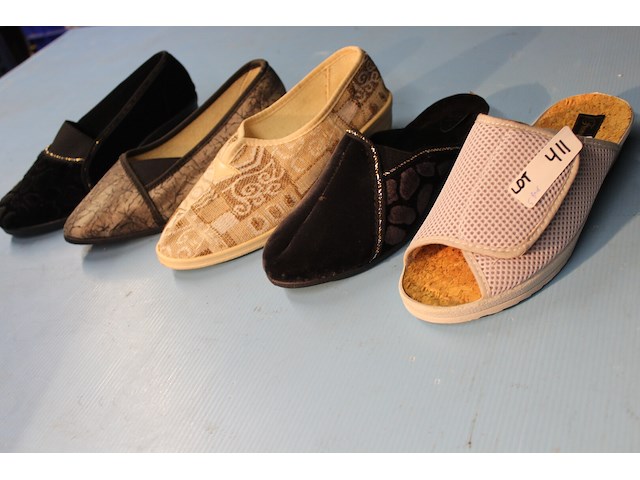 5 x paar damespantoffels maat 38 - afbeelding 1 van  1