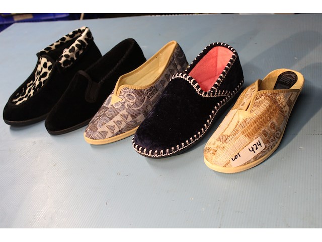 5 x paar damespantoffels maat 38 - afbeelding 1 van  1