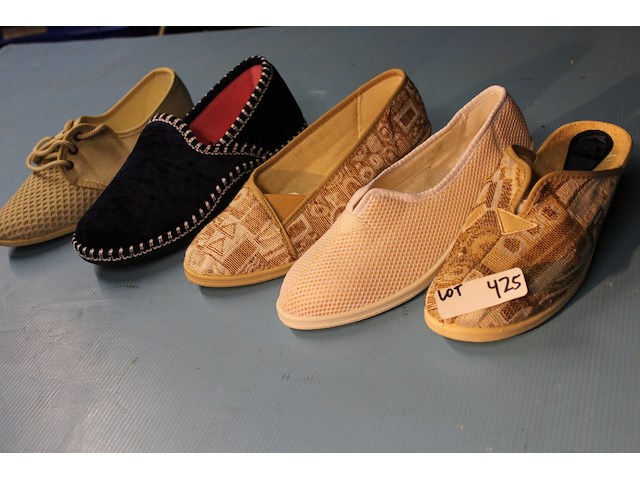 5 x paar damespantoffels maat 38 - afbeelding 1 van  1