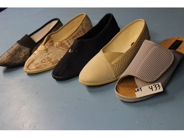 5 x paar damespantoffels maat 39 - afbeelding 1 van  1