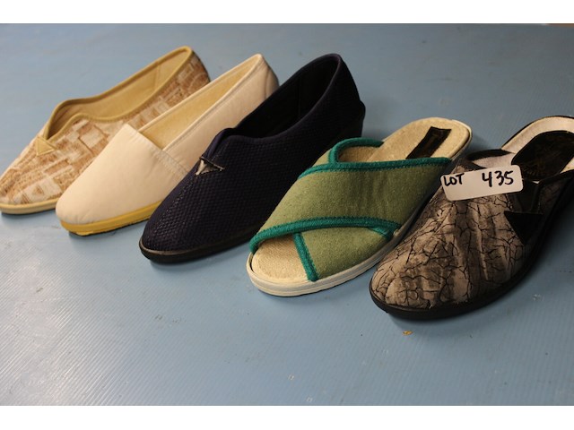 5 x paar damespantoffels maat 39 - afbeelding 1 van  1