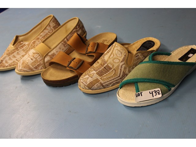 5 x paar damespantoffels maat 39 - afbeelding 1 van  1