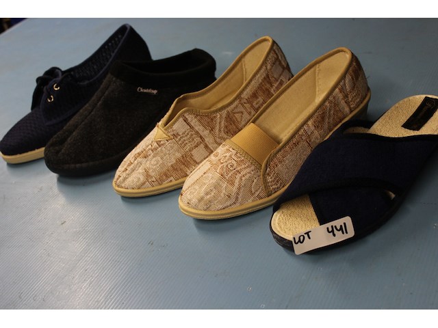 5 x paar damespantoffels maat 40 - afbeelding 1 van  1