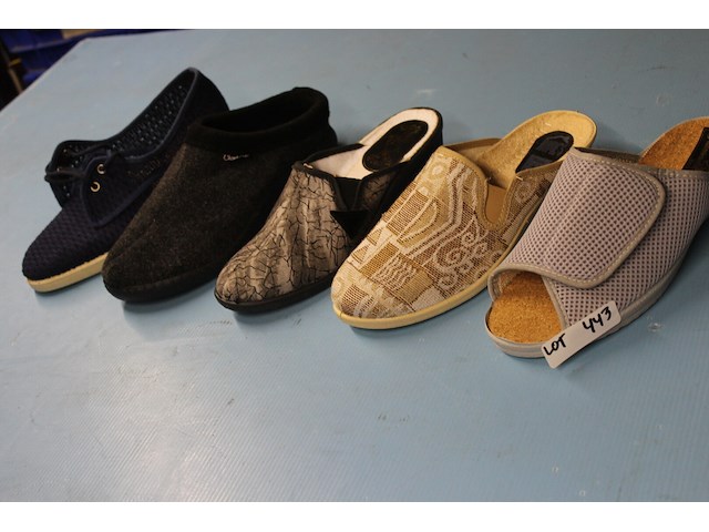 5 x paar damespantoffels maat 40 - afbeelding 1 van  1