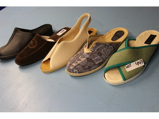 5 x paar damespantoffels maat 41 - afbeelding 1 van  1