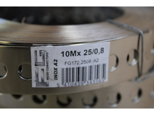 5 x pgbfg gaatjesband recht 10m 25x0,8 a2 - afbeelding 2 van  2