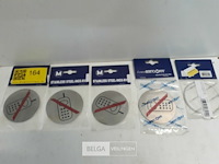 5 x pictogram gsm verboden inox - afbeelding 1 van  3