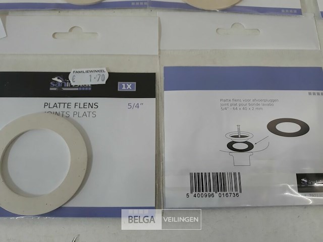 5 x platte flens 5/4 - afbeelding 3 van  3