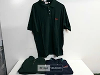 5 x polo groen/blauw bosch xl - afbeelding 2 van  3