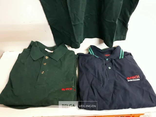 5 x polo groen/blauw bosch xl - afbeelding 3 van  3