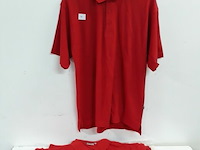5 x polo shirt rood l - afbeelding 1 van  3