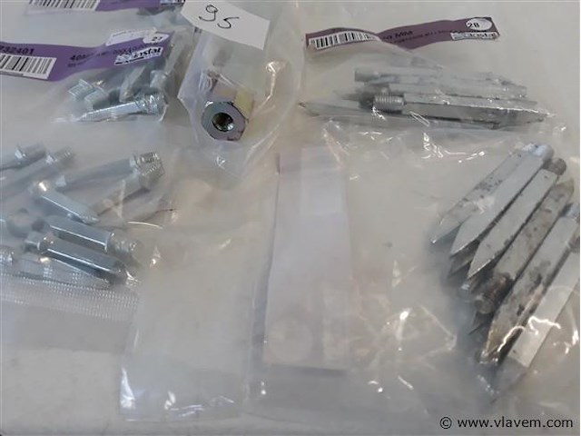 5 x puntdook 40-70mm 10 stuks + drijverdook - afbeelding 2 van  2