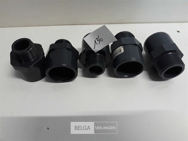 5 x puntstuk drukleiding 32/40 2 assorti - afbeelding 2 van  3