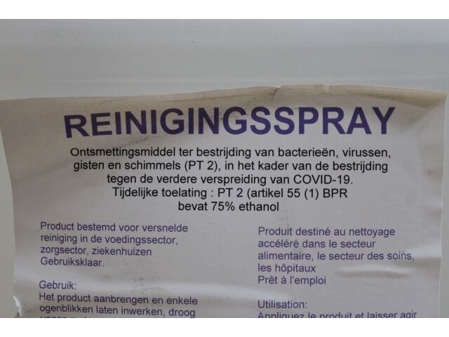 5 x reinigings- & ontsmettingsspray (5l) - afbeelding 4 van  4