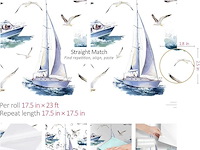 5 x rewallpaper behang (zelfklevend) - afbeelding 3 van  5