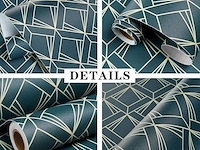 5 x rewallpaper blauw groen behang (zelfklevend) - afbeelding 4 van  4