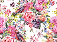 5 x rewallpaper lentebloemenboeketbehang - afbeelding 1 van  6