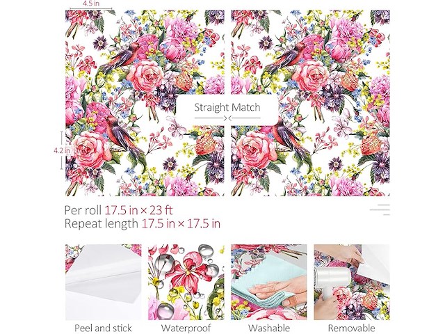 5 x rewallpaper lentebloemenboeketbehang - afbeelding 5 van  6