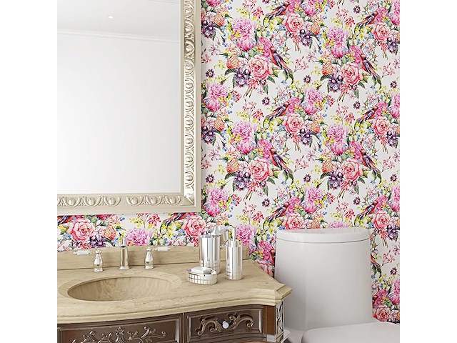 5 x rewallpaper lentebloemenboeketbehang - afbeelding 6 van  6