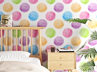 5 x rewallpaper polka dot behang (zelfklevend) - afbeelding 4 van  4