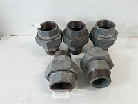 5 x schroefkoppeling 6/4 galva mf - afbeelding 2 van  3