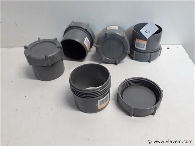 5 x schroefstop pvc 75 mm - afbeelding 1 van  2