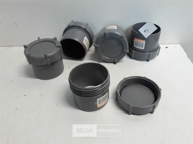 5 x schroefstop pvc 75 mm - afbeelding 2 van  3