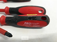 5 x schroevendraaier kruis ph 3 witte vde - afbeelding 3 van  3