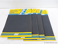 5 x schuurpapier waterproof mix korrels 3 vellen - afbeelding 1 van  2