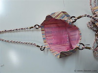 5 x shoppingtas met rits - afbeelding 2 van  2