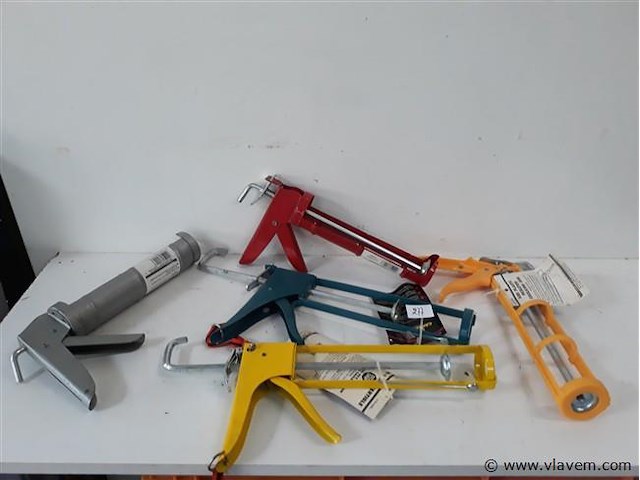 5 x siliconenspuit mix - afbeelding 1 van  2