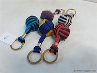 5 x sleutelhanger voetbal mix - afbeelding 2 van  2