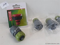 5 x snelkoppeling + 1 x kraanstuk - afbeelding 2 van  2