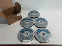5 x snijschijven 10 stuks 125mm metaal + inox - afbeelding 1 van  3