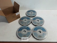 5 x snijschijven 10 stuks 125mm metaal + inox