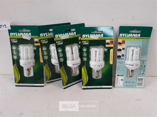 5 x spaarlamp e14 11w mini - afbeelding 1 van  3
