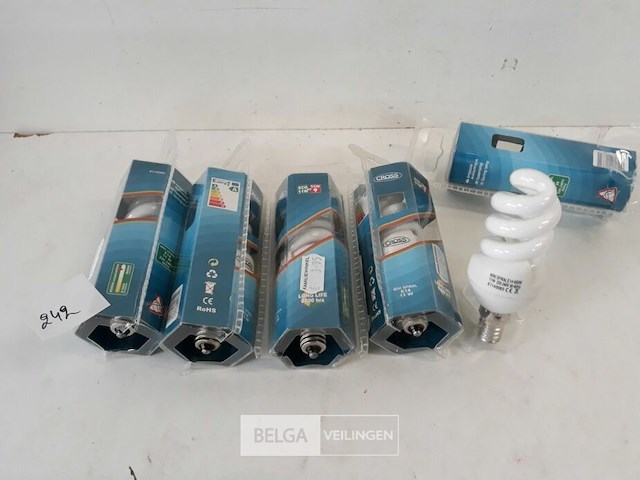 5 x spaarlamp e14 11w mini - afbeelding 2 van  3