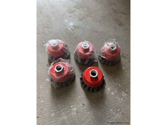 5 x stalen komborstel - afbeelding 1 van  3