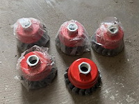 5 x stalen komborstel - afbeelding 1 van  3