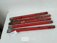 5 x steenbeitel plat 30 cm
