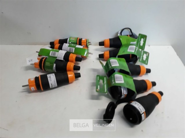 5 x stekker + 5 x tegenstekker rubber - afbeelding 1 van  3