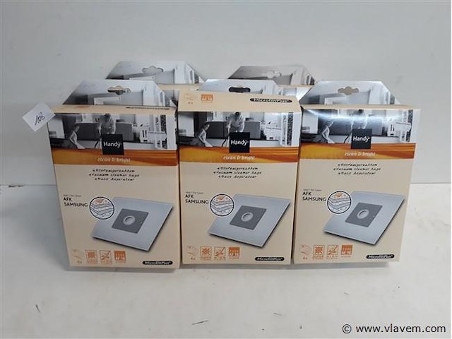 5 x stofzuigzak 4 stuks afk samsung germatic - afbeelding 1 van  2