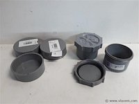5 x stop 80 mm pvc lijmverbinding - afbeelding 1 van  2